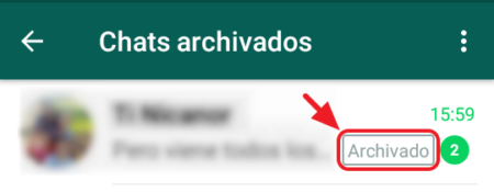 ocultar contactos en WhatsApp