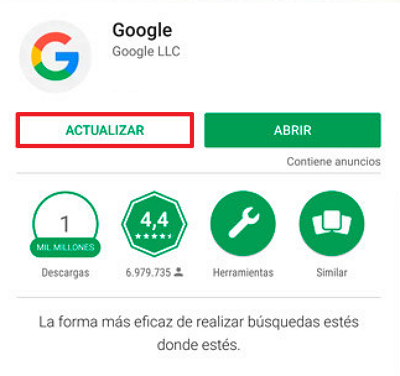 OK Google en Android paso 2
