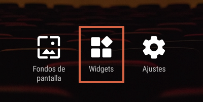 Cómo agregar la barra de Google en Android como un widget desde Nova Launcher paso 1