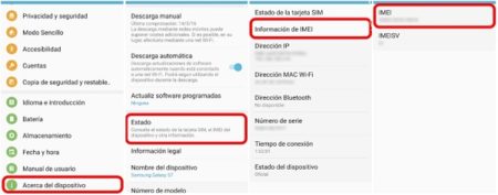 verifica imei samsung