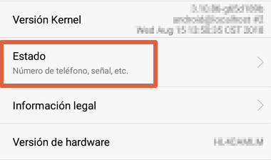 Cómo saber mi número de celular utilizando WhatsApp desde el menú de ajustes del dispositivo paso 3