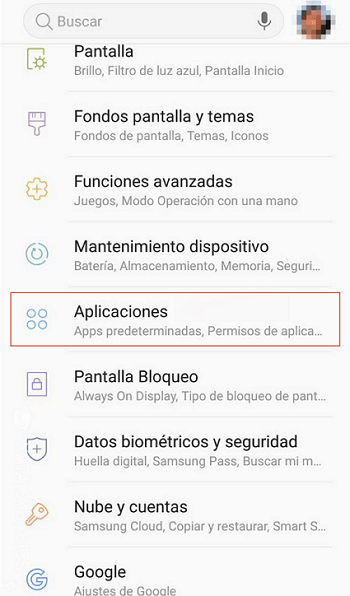 Desactivar UpDay desde ajustes paso 2