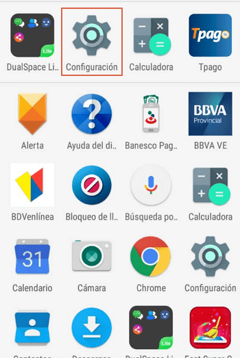Eliminar cuenta de Google desde el Smartphone paso 1