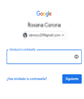 Eliminar cuenta de Google desde la web paso 1.
