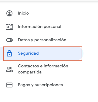 Eliminar cuenta de Google desde la web paso 3.