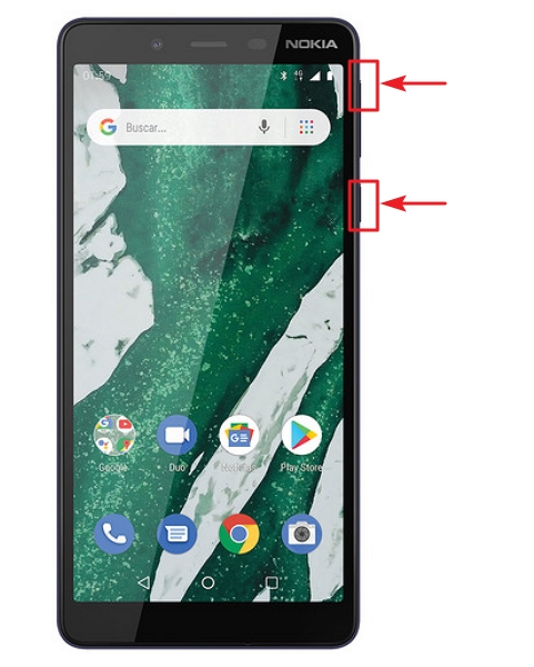 combinación de teclas hard reset nokia 1