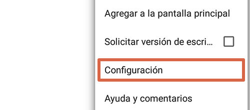 Cómo eliminar páginas que se abren solas en Google Chrome Android Página principal paso 2