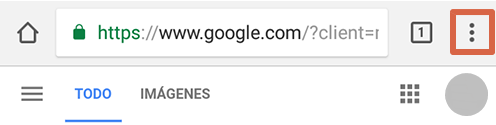 Cómo eliminar páginas que se abren solas en Google Chrome Android bloqueando anuncios paso 1