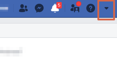 Activar los seguidores en Facebook versión clásica paso 1