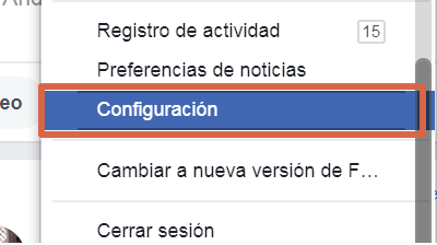 Activar los seguidores en Facebook versión clásica paso 2
