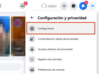 Activar seguidores en la nueva versión de Facebook paso 3