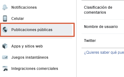 Activar seguidores en la nueva versión de Facebook paso 4