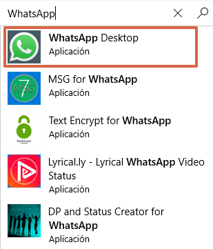 Cómo descargar e instalar WhatsApp para PC desde la tienda de Microsoft paso 1