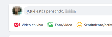 Cómo usar negritas y cursivas en publicaciones de Facebook desde la PC paso 1