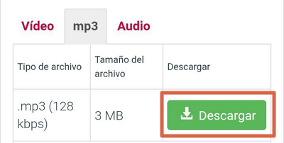 Cómo descargar música gratis desde Android con Y2mate paso 8