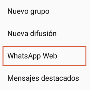 Cómo iniciar sesión en WhatsApp web desde otro teléfono paso 4