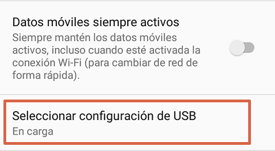 Cómo quitar el modo carga en el teléfono desde las configuraciones paso 7