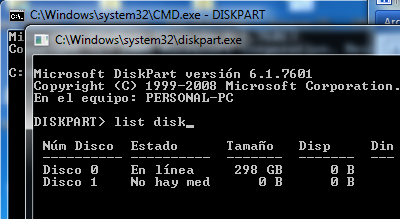 Eliminar protección contra escritura de memoria micro SD con Diskpart en Windows paso 5