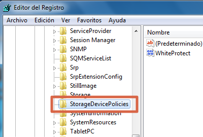 Eliminar protección contra escritura de memoria micro SD desde el Editor del Registro de Windows paso 6