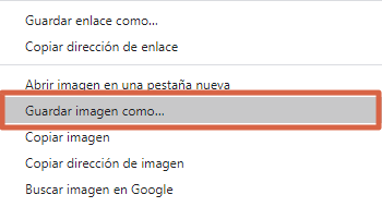 Cómo descargar imágenes de Pinterest dentro de un Pin con clic derecho desde el ordenador