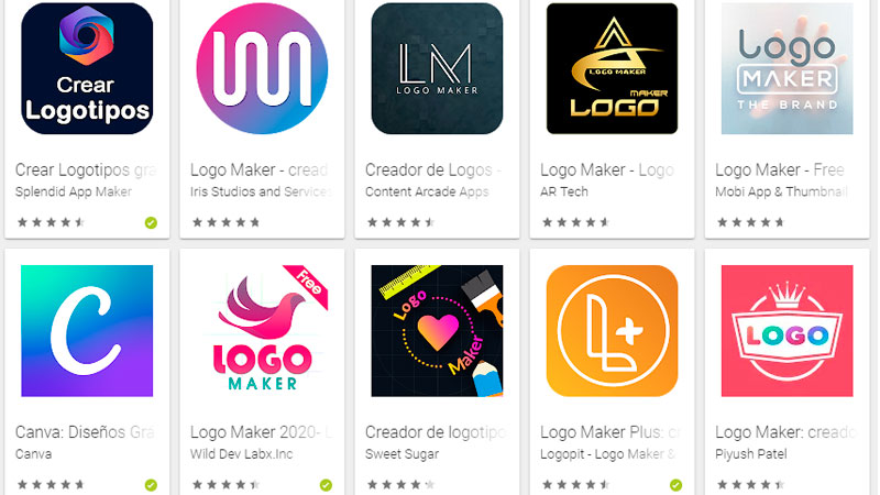 Aplicaciones gratuitas para hacer o crear logos en el móvil