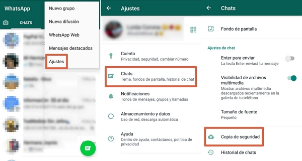Cómo hacer copias de seguridad de las conversaciones de WhatsApp
