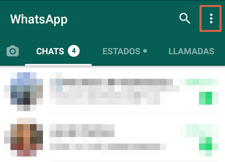 Cómo tener WhatsApp en una Tablet Android usando WhatsApp Web paso 4