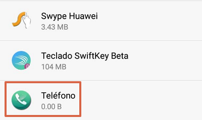 Cómo eliminar o quitar la notificación de buzón de voz en Android borrando los datos de la aplicación teléfono paso 4