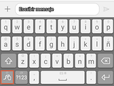 Cómo activar o desactivar el autocorrector del teclado Swipe en Smartphones Huawei paso 2