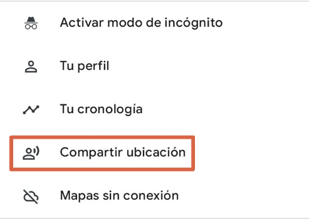Cómo mandar ubicación desde google maps paso 2