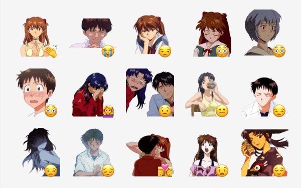 Stickers de animes y mangas para Telegram