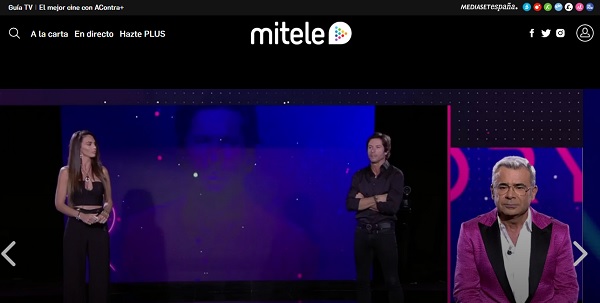 Mitele como sitio web para ver TV por Internet gratis