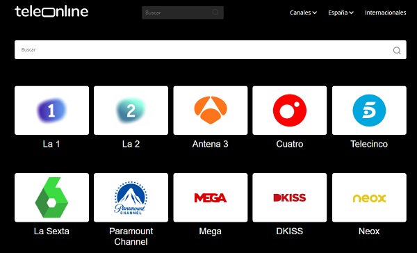 Teleonline como sitio web para ver TV por Internet gratis